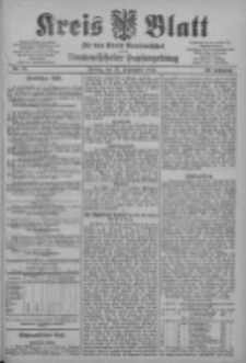 Kreis Blatt f&uuml;r den Kreis Neutomischeler zugleich Hopfenzeitung 1903.09.25 Jg.22 Nr75