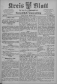 Kreis Blatt f&uuml;r den Kreis Neutomischeler zugleich Hopfenzeitung 1903.10.23 Jg.22 Nr83