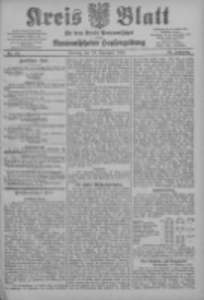 Kreis Blatt f&uuml;r den Kreis Neutomischeler zugleich Hopfenzeitung 1903.11.24 Jg.22 Nr92