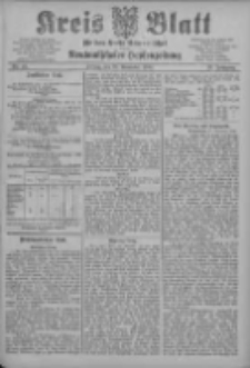 Kreis Blatt f&uuml;r den Kreis Neutomischeler zugleich Hopfenzeitung 1903.11.27 Jg.22 Nr93