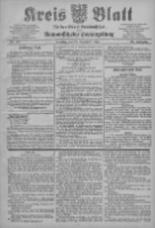 Kreis Blatt f&uuml;r den Kreis Neutomischeler zugleich Hopfenzeitung 1903.12.29 Jg.22 Nr102