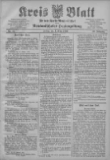 Kreis Blatt f&uuml;r den Kreis Neutomischeler zugleich Hopfenzeitung 1904.03.04 Jg.23 Nr19