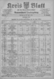 Kreis Blatt f&uuml;r den Kreis Neutomischeler zugleich Hopfenzeitung 1904.04.22 Jg.23 Nr33