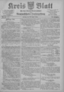 Kreis Blatt f&uuml;r den Kreis Neutomischeler zugleich Hopfenzeitung 1904.04.29 Jg.23 Nr35