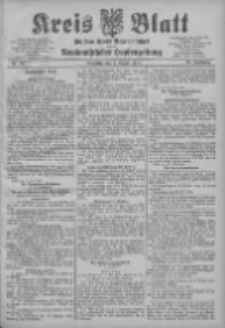 Kreis Blatt f&uuml;r den Kreis Neutomischeler zugleich Hopfenzeitung 1904.08.02 Jg.23 Nr62