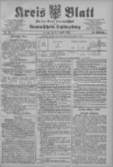 Kreis Blatt f&uuml;r den Kreis Neutomischeler zugleich Hopfenzeitung 1904.08.05 Jg.23 Nr63
