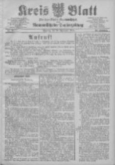 Kreis Blatt f&uuml;r den Kreis Neutomischeler zugleich Hopfenzeitung 1904.09.20 Jg.23 Nr76