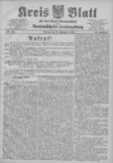 Kreis Blatt f&uuml;r den Kreis Neutomischeler zugleich Hopfenzeitung 1904.09.30 Jg.23 Nr79