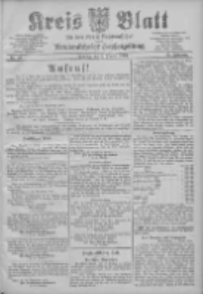 Kreis Blatt f&uuml;r den Kreis Neutomischeler zugleich Hopfenzeitung 1904.10.04 Jg.23 Nr80