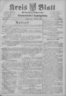 Kreis Blatt f&uuml;r den Kreis Neutomischeler zugleich Hopfenzeitung 1904.10.07 Jg.23 Nr81