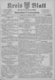 Kreis Blatt f&uuml;r den Kreis Neutomischeler zugleich Hopfenzeitung 1904.11.11 Jg.23 Nr91