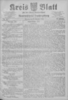 Kreis Blatt f&uuml;r den Kreis Neutomischeler zugleich Hopfenzeitung 1904.11.22 Jg.23 Nr94