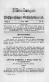 Mitteilungen des Westpreussischen Geschichtsvereins. 1905 Jahrg.4 nr3