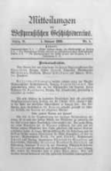 Mitteilungen des Westpreussischen Geschichtsvereins. 1916 Jahrg.15 nr1