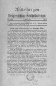 Mitteilungen des Westpreussischen Geschichtsvereins. 1931 Jahrg.30 nr2