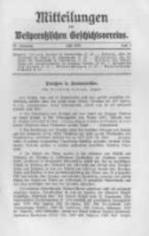 Mitteilungen des Westpreussischen Geschichtsvereins. 1933 Jahrg.32 nr3