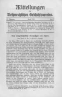 Mitteilungen des Westpreussischen Geschichtsvereins. 1934 Jahrg.33 nr2