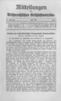 Mitteilungen des Westpreussischen Geschichtsvereins. 1934 Jahrg.33 nr3