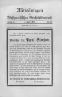 Mitteilungen des Westpreussischen Geschichtsvereins. 1917 Jahrg.16 nr2