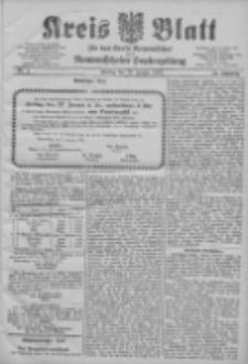 Kreis Blatt f&uuml;r den Kreis Neutomischeler zugleich Hopfenzeitung 1905.01.20 Jg.24 Nr6