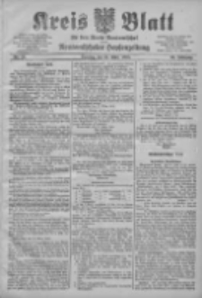 Kreis Blatt f&uuml;r den Kreis Neutomischeler zugleich Hopfenzeitung 1905.03.21 Jg.24 Nr23