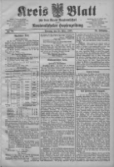 Kreis Blatt f&uuml;r den Kreis Neutomischeler zugleich Hopfenzeitung 1905.03.28 Jg.24 Nr25