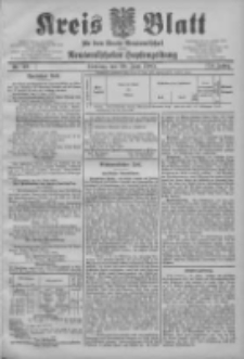Kreis Blatt f&uuml;r den Kreis Neutomischeler zugleich Hopfenzeitung 1905.06.20 Jg.24 Nr49