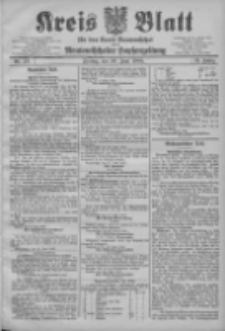 Kreis Blatt f&uuml;r den Kreis Neutomischeler zugleich Hopfenzeitung 1905.06.30 Jg.24 Nr52