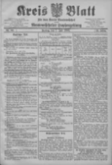 Kreis Blatt f&uuml;r den Kreis Neutomischeler zugleich Hopfenzeitung 1905.07.07 Jg.24 Nr54