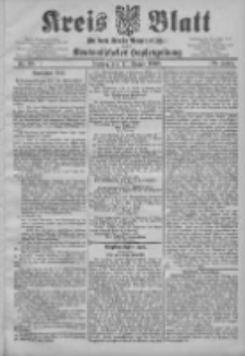 Kreis Blatt f&uuml;r den Kreis Neutomischeler zugleich Hopfenzeitung 1905.08.11 Jg.24 Nr64