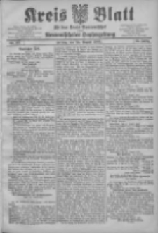 Kreis Blatt für den Kreis Neutomischeler zugleich Hopfenzeitung 1905.08.25 Jg.24 Nr68