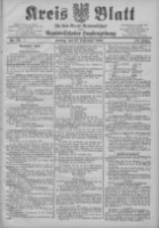 Kreis Blatt für den Kreis Neutomischeler zugleich Hopfenzeitung 1905.09.22 Jg.24 Nr76