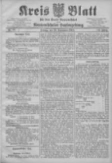 Kreis Blatt f&uuml;r den Kreis Neutomischeler zugleich Hopfenzeitung 1905.09.29 Jg.24 Nr78