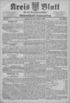 Kreis Blatt f&uuml;r den Kreis Neutomischeler zugleich Hopfenzeitung 1905.10.20 Jg.24 Nr84