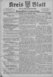Kreis Blatt f&uuml;r den Kreis Neutomischeler zugleich Hopfenzeitung 1905.11.14 Jg.24 Nr91