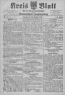 Kreis Blatt f&uuml;r den Kreis Neutomischeler zugleich Hopfenzeitung 1906.02.23 Jg.25 Nr16