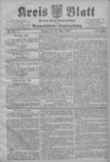 Kreis Blatt für den Kreis Neutomischeler zugleich Hopfenzeitung 1906.05.25 Jg.25 Nr42