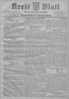 Kreis Blatt f&uuml;r den Kreis Neutomischeler zugleich Hopfenzeitung 1906.06.15 Jg.25 Nr48