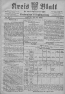 Kreis Blatt f&uuml;r den Kreis Neutomischeler zugleich Hopfenzeitung 1906.06.29 Jg.25 Nr52