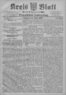 Kreis Blatt für den Kreis Neutomischeler zugleich Hopfenzeitung 1906.08.21 Jg.25 Nr67