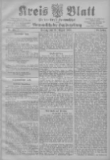 Kreis Blatt f&uuml;r den Kreis Neutomischeler zugleich Hopfenzeitung 1906.08.24 Jg.25 Nr68