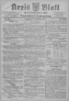 Kreis Blatt f&uuml;r den Kreis Neutomischeler zugleich Hopfenzeitung 1906.08.28 Jg.25 Nr69