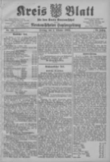 Kreis Blatt f&uuml;r den Kreis Neutomischeler zugleich Hopfenzeitung 1906.10.05 Jg.25 Nr80
