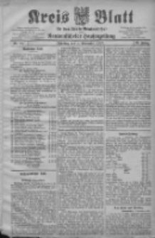 Kreis Blatt f&uuml;r den Kreis Neutomischeler zugleich Hopfenzeitung 1906.11.06 Jg.25 Nr89