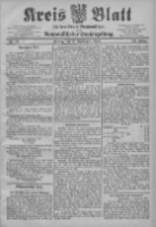 Kreis Blatt f&uuml;r den Kreis Neutomischeler zugleich Hopfenzeitung 1905.09.08 Jg.24 Nr72
