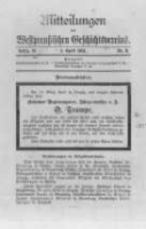 Mitteilungen des Westpreussischen Geschichtsvereins. 1911 Jahrg.10 nr2
