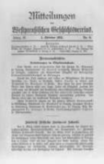 Mitteilungen des Westpreussischen Geschichtsvereins. 1911 Jahrg.10 nr4
