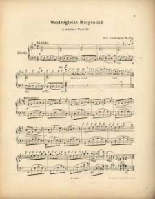 Op. 79, No. 1, Waldvögleins Morgenlied
