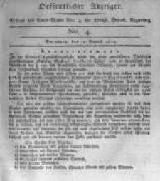 Oeffentlicher Anzeiger. 1815.08.25 No.4
