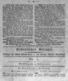Oeffentlicher Anzeiger. 1816.01.12 No.2